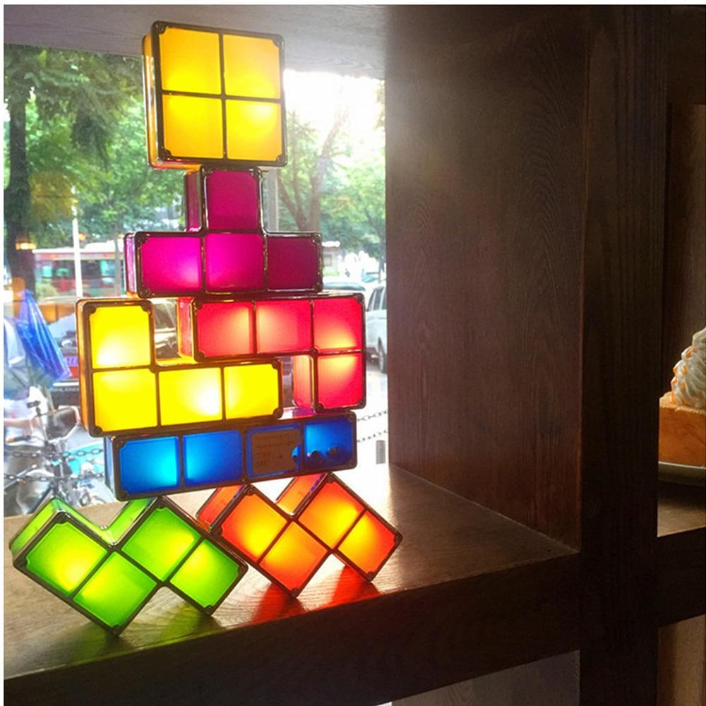 Tetris Stackable LED Night Light - MakenShop