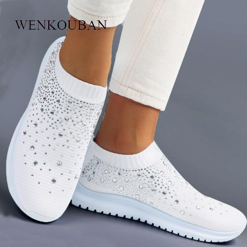 Air Mesh Summer Fashion Bling Sneakers - MakenShop