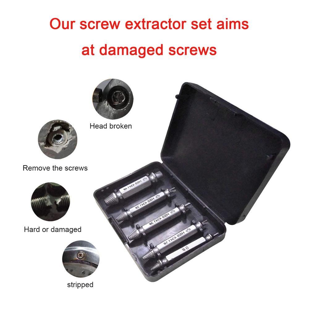 NINDEJIN™ 5pcs Damaged Screw Extractor - MakenShop