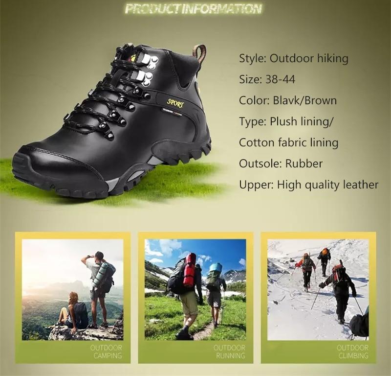 Tactical Winter Warm Hiking Climbing Hunting Waterproof Boots - MakenShop