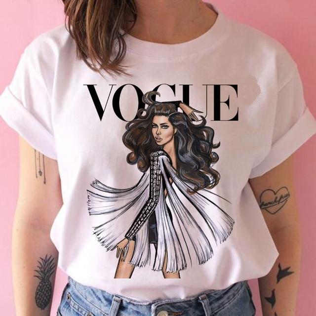 Vogue Grunge ulzzang tshirt - MakenShop