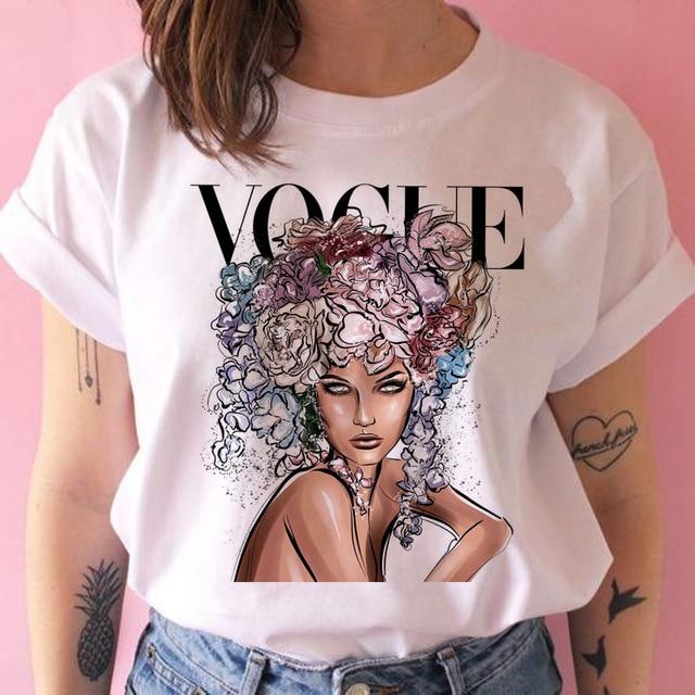 Vogue Grunge ulzzang tshirt - MakenShop