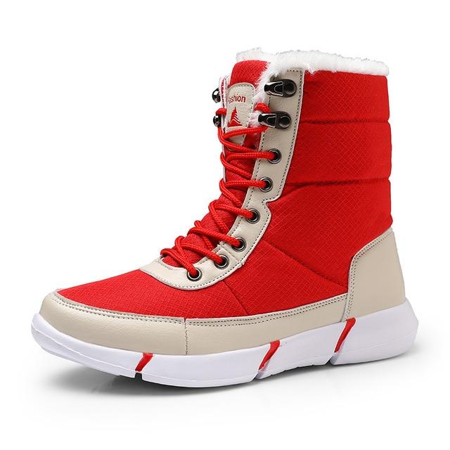 Non-slip Waterproof Winter Ankle Snow Boots - MakenShop