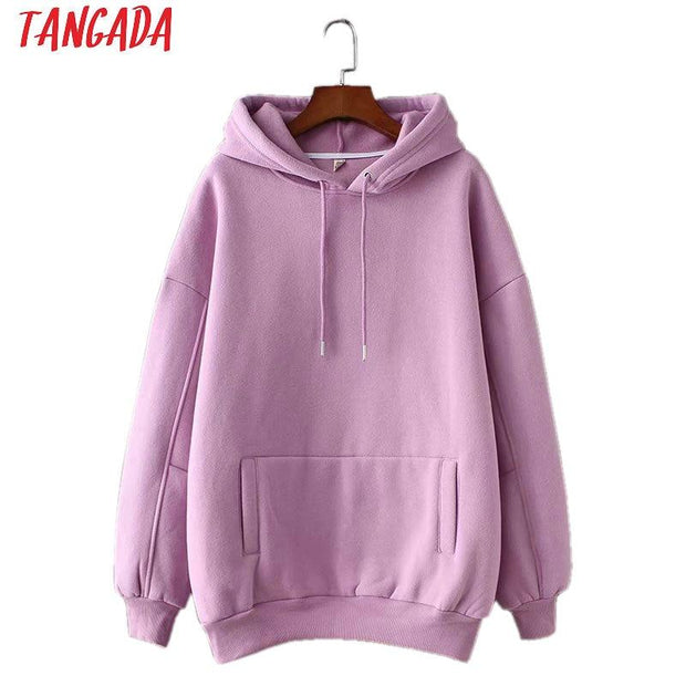 Tangada women fleece hooded sweatshirts - MakenShop