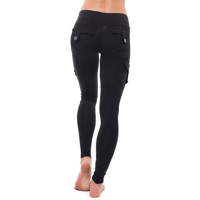 Bamboo Pockets Stretchy Soft Leggings Yoga Pants - MakenShop