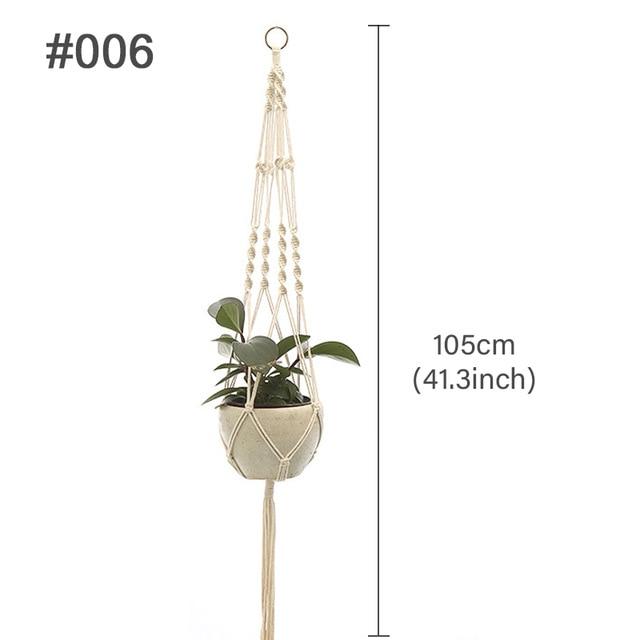 Handmade Macrame Plant Hanger Flower Pot - MakenShop